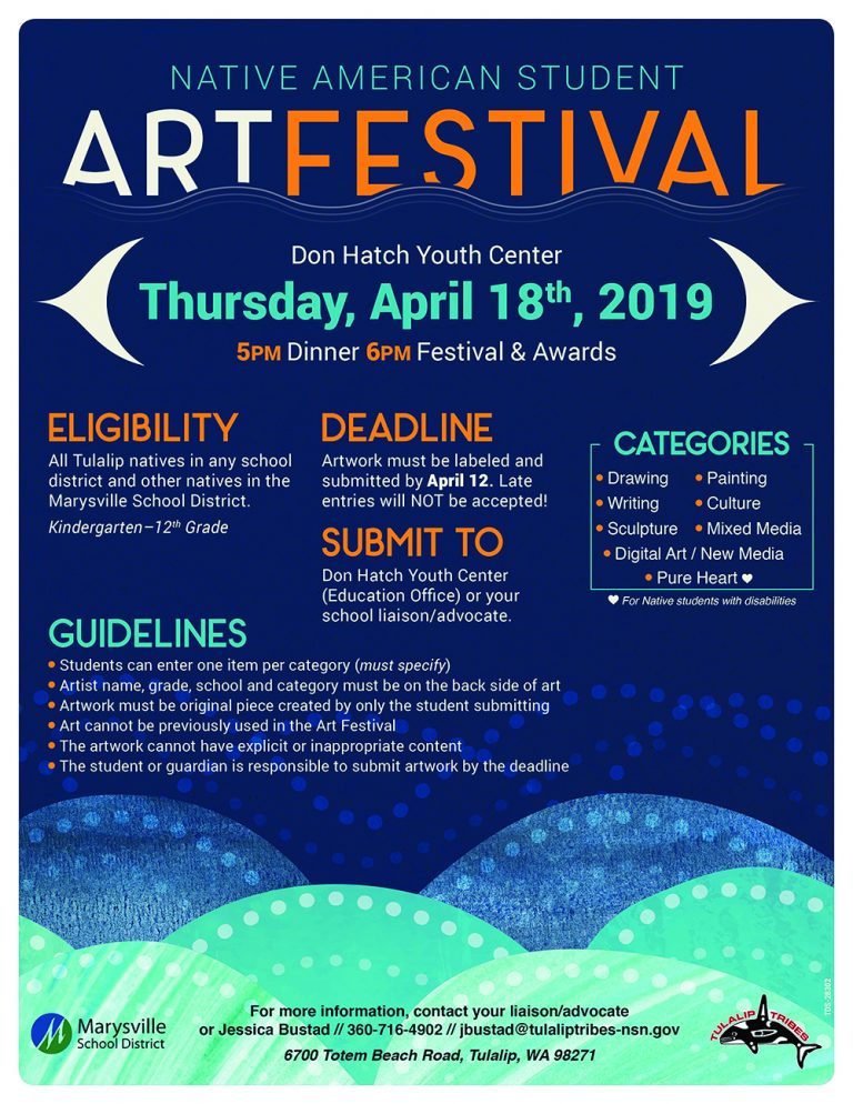 Native American Student Art Festival, April 18 - Tulalip News