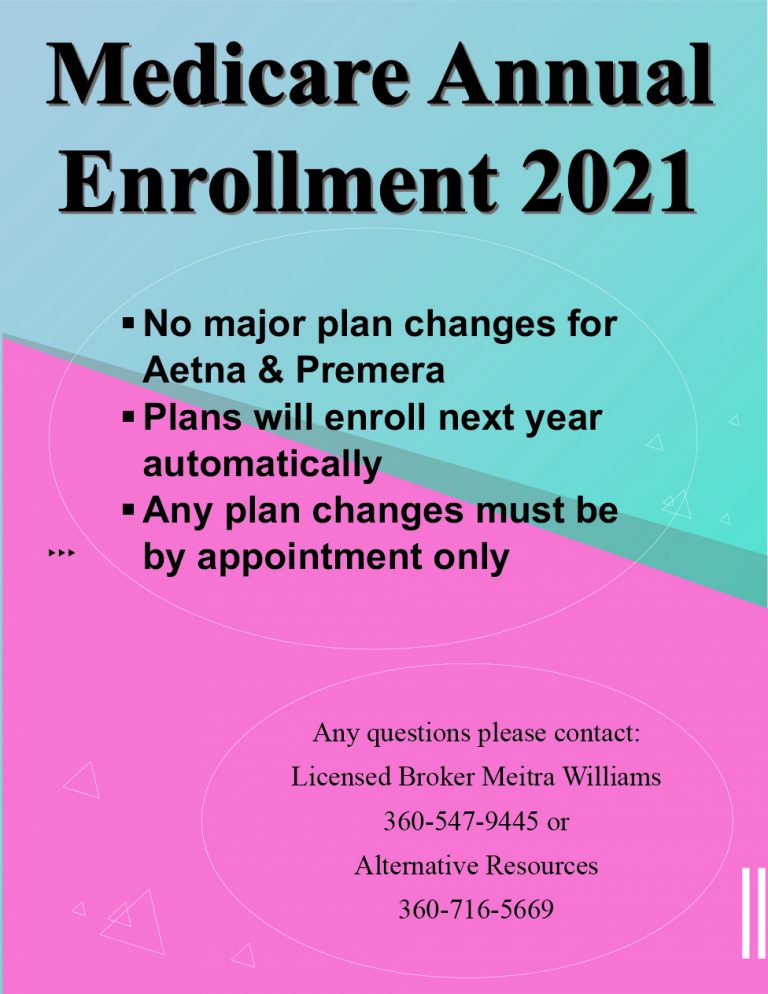 Medicare Annual Enrollment - Tulalip News